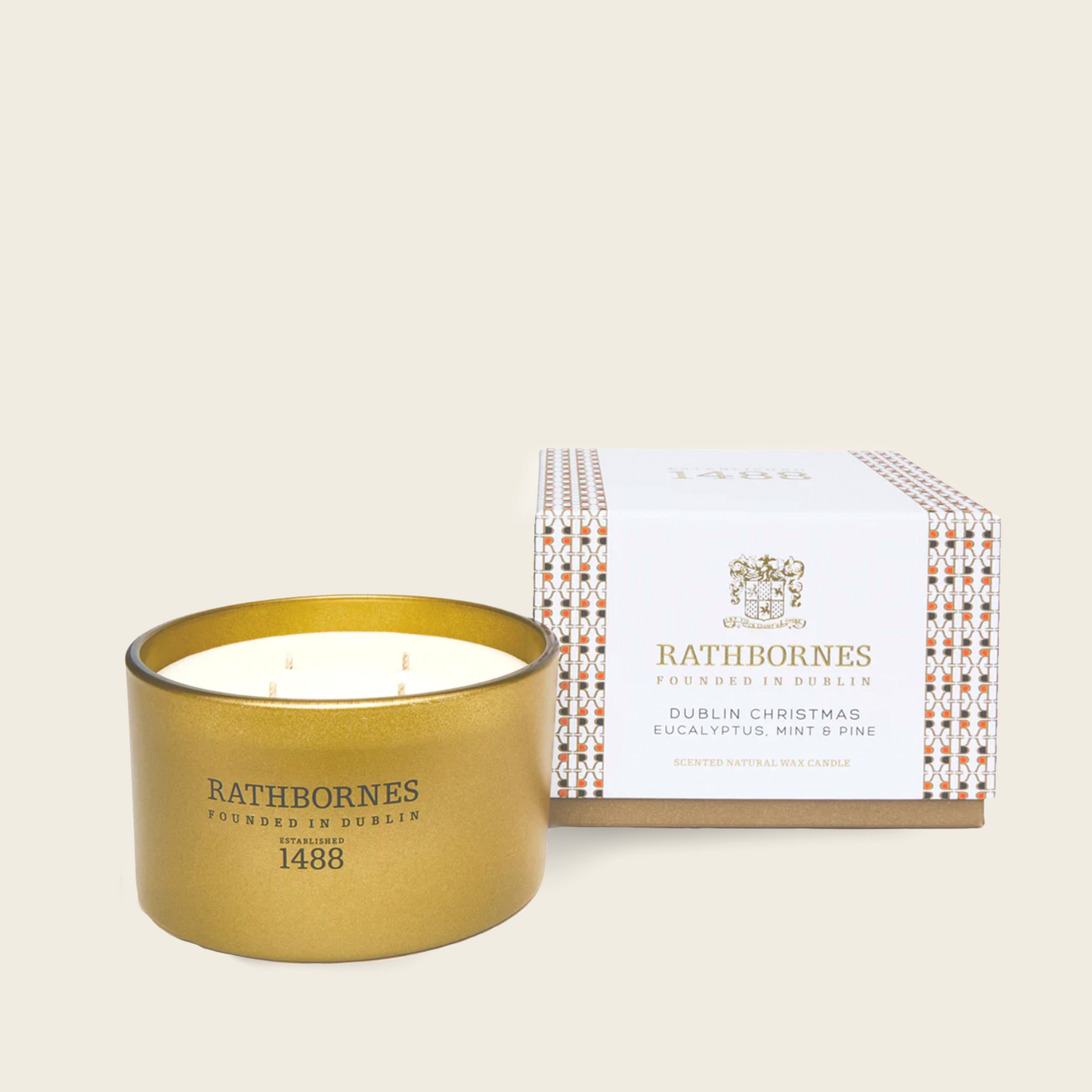Dublin Christmas Candle