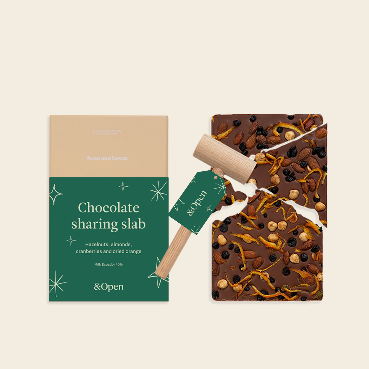 Chocolate Sharing Slab & Hammer