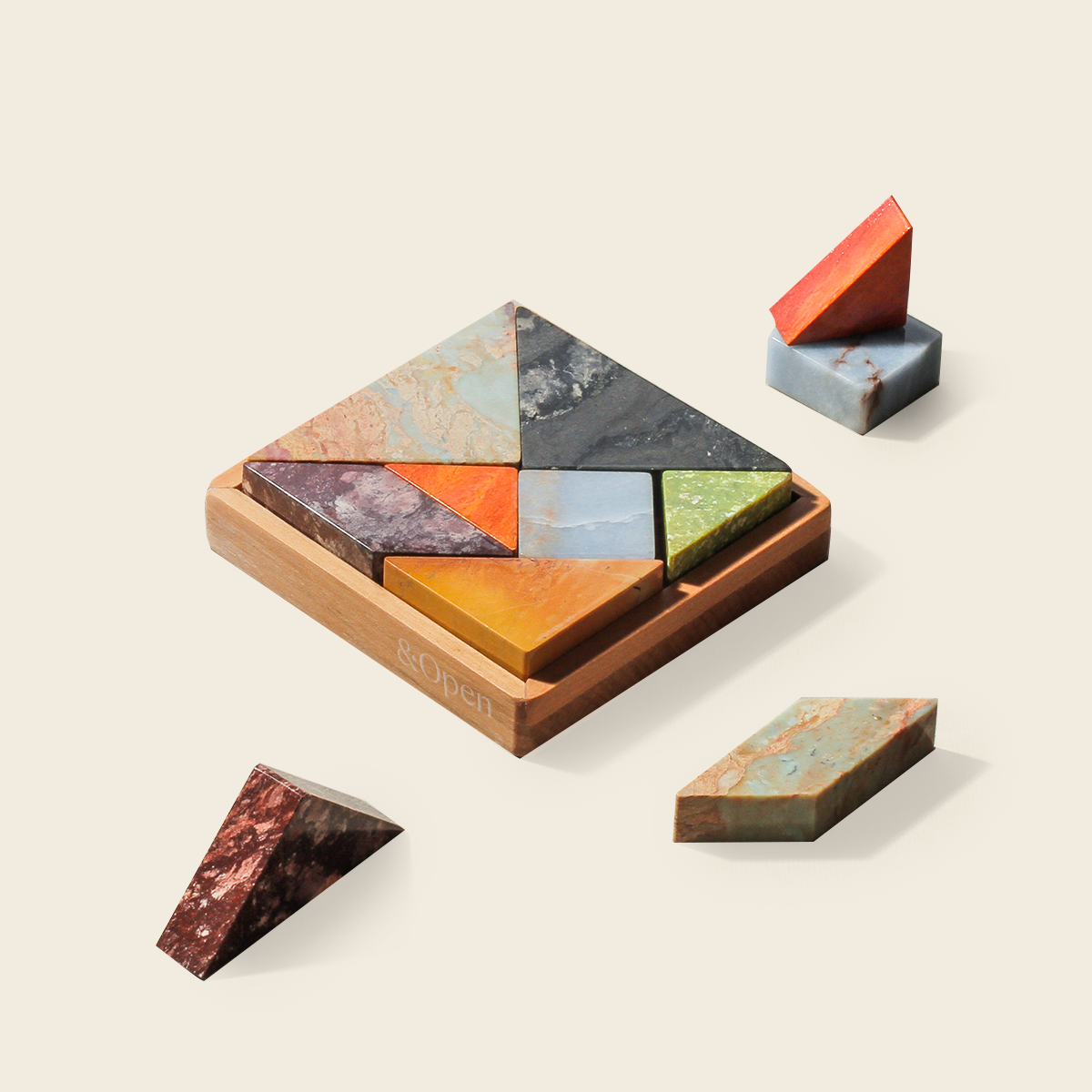 Tangram Gemstone Game