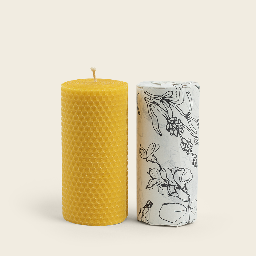 Beeswax Pillar Candle